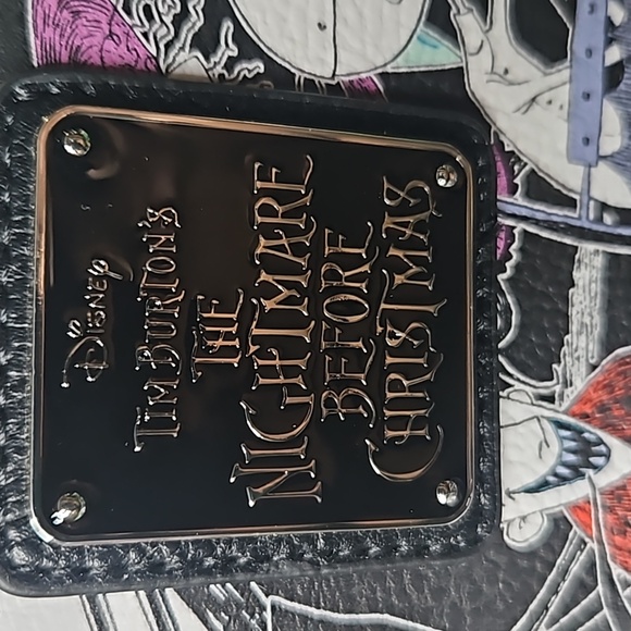 Disney Loougefly Nightmare Before Christmas mini Faux Leather back pack - Picture 6 of 15